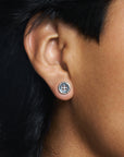 Button Earrings