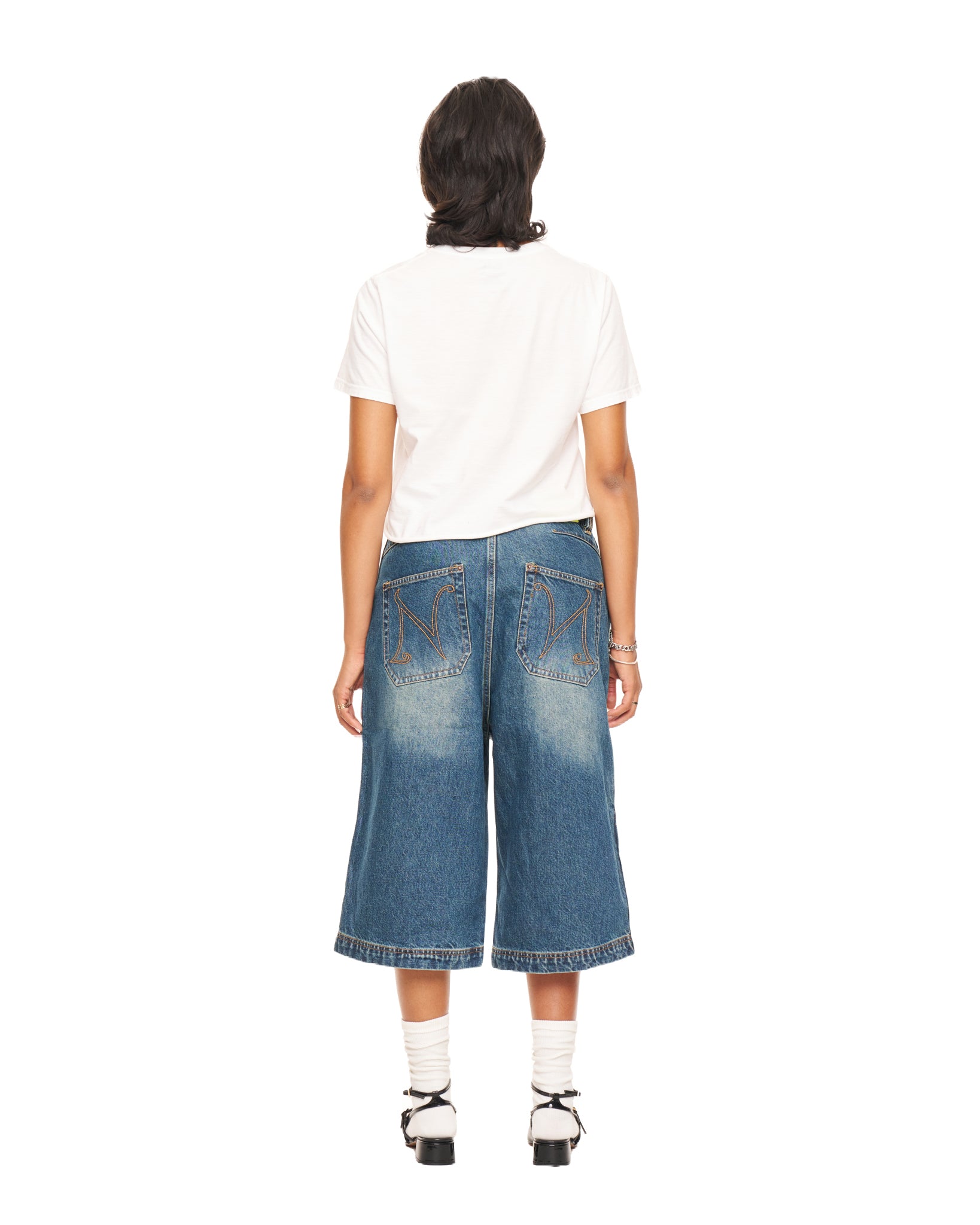 Dark Wash Dumbo Shorts