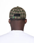 Evergreen Plaid Cap