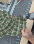 Evergreen Plaid Cap